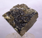 6.9cms PYRITE CUBIC QUARTZ TETRAHEDRITE PERU CRYSTAL MINERAL COLLECTOR MB31