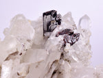 12cms HUBNERITE QUARTZ CRYSTALS MINERAL SPECIMEN COLLECTOR PERU MB57