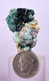 3.4cms ATACAMITE DRUZY MALCHITE CHRYSOCOLLA LILY MINE PERU MINERAL AB73