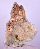 9.5 cms RED ORANGE ZEOLITE STILBITE LAUMONTITE CALCITE CRYSTALS PERU FB79