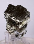 4.7cms PYRITE CUBIC QUARTZ CALCITE PERU SHINY CRYSTALS MINERAL COLLECTOR MB11
