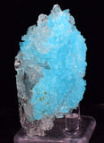 6.7cms NATURAL  SKY BLUE SALAMMONIAC LECONTITE CHILE CRYSTALS MINERAL UB277