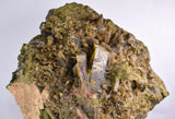 16cms CLINOZOISITE EPIDOTE CRYSTALS PERU MINERAL SPECIMEN COLLECTOR  KB38