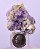 4.6cms COQUIMBITE ALUNOGEN CRYSTAL ROMERITE COPIATITE MINERAL SPECIMEN UB258