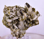 5cms PREMIUM EPIDOTE  QUARTZ CRYSTALS PERU AESTHETIC COLLECTOR CB139