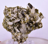 5cms PREMIUM EPIDOTE  QUARTZ CRYSTALS PERU AESTHETIC COLLECTOR CB139