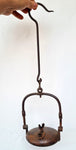 46cm  LENTICULAR MINERS LAMP FRANCE CLOZET TUNNEL RARE LANTERN IRON CAST NB05