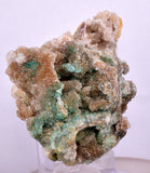 6.3cms DRUZY CHRYSOCOLLA QUARTZ PERU COPPER MINERAL SPECIMEN COLLECTOR DB86