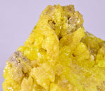 7.7cms SULPHUR NATURAL CRYSTALS BOLIVIA SULFUR POTOSI MINERAL SPECIMEN YB49