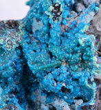 9.4cms QUARTZ CHRYSOCOLLA TENTADORA MINE PERU GRAPE BOTRYOIDAL CRYSTAL CB83