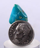 5.5carats GEM SILICA CHRYSOCOLLA CHALCEDONY LILY MINE PERU TUMBLED QUARTZ BB45