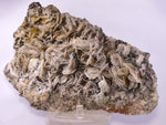 20cms GEMMY BARITE CRYSTALS PYRITE PERU SHINY TRANSLUCENT MINERAL SPCIMEN EB84