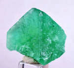 2.8cms GREEN FLUORITE CRYSTAL PERU HUANZALA PERU SHINY K48