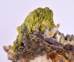 9.7cms AXINITE EPIDOTE QUARTZ GARNET CRYSTALS PERU AESTHETIC COLLECTOR AB244