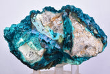 8cms BLUE MALACHITE BOTRYOIDAL PERU CRYSTALS GRAPE SPHERES SHINY UB199