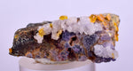 3.4cms GEM RARE WULFENITE FLUORITE MINI CRYSTALS ALAMO ARIZONA USA YB35