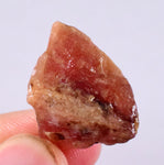 7.6grams GEM RED RHODOCHROSITE ROUGH ORTIZ  PERU GEMSTONE MINERAL SPECIMEN RB191
