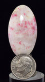 30.5carats GEM RED THULITE SCAPOLITE MARIALITE CLINOZOISITE PERU CABOCHON BB217