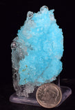 6.7cms NATURAL  SKY BLUE SALAMMONIAC LECONTITE CHILE CRYSTALS MINERAL UB277
