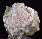 10.4cm RHODOCHROSITE CRYSTALS PYRITE PERU  MINERAL SPECIMEN RB601