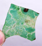 6.5grs GEM SILICA CHRYSOCOLLA SLAB PERU CHALCEDONY QUARTZ BLUE ROUGH SB70