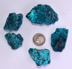 55grs BLUE MALACHITE CHRYSOCOLLA SCULPTURE SCENIC PERU ROUGH DECORATION UB183