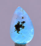 1.5ct GEM BLUE OPAL SCENIC CABOCHON PERU SEASCAPE PENDANT JEWELRY BB297