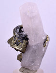 5.5 cms CALCITE TWIN QUARTZ PYRITE DICKITE PERU HUANZALA AB125
