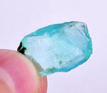 5.5cts GEM BLUE OPAL HIGH QUALITY PERU ROUGH SCENIC MINERAL SPECIMEN OB145