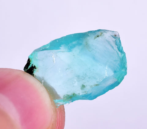 5.5cts GEM BLUE OPAL HIGH QUALITY PERU ROUGH SCENIC MINERAL SPECIMEN OB145