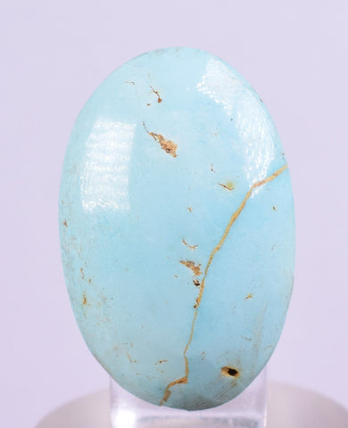 2.6cms GEM NATURAL TURQUOISE SCENIC CABOCHON RARE PERU PENDANT JEWELRY BB191