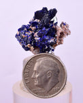 2.2cms GEM AZURITE CRYSTALS MEXICO ROYAL BLUE COLOR SHINY UB265