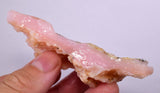 65 grams GEM PINK OPAL PERU ROUGH ANGEL SKIN TRANSLUCENT CORAL COLOR PB68