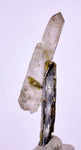 4.1cms PREMIUM EPIDOTE QUARTZ MINIATURE CRYSTALS PERU AESTHETIC COLLECTOR CB129