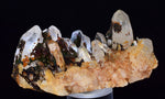 7.7cm HEMATOID QUARTZ  GOETHITE IRIDESCENT MINERAL SPECIMEN PERU COLLECTOR QB115