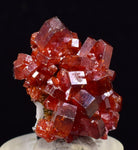 2.7cm VANADINITE CRYSTAL BARITE MIBLADEN MOROCCO MINIATURE MINERAL SPECIMEN WB20