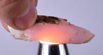 590 grams GEM PINK OPAL PERU ROUGH ANGEL SKIN TRANSLUCENT CORAL COLOR PB82