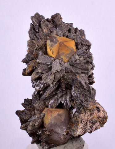 5cms RED LIMONITE MARCASITE QUARTZ GOETHITE CRYSTALS PERU MINERAL SPECIMEN QB70