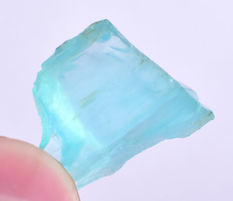 11cts GEM BLUE OPAL HIGH QUALITY PERU ROUGH SCENIC MINERAL SPECIMEN OB146