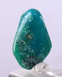 5.5carats GEM SILICA CHRYSOCOLLA CHALCEDONY LILY MINE PERU TUMBLED QUARTZ BB42