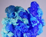 14cms NEW BLUE CHALCANTHITE NATURAL BOTRYOIDAL CRYSTALS PERU TRANSLUCENT FB78
