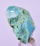 69cts GEM SILICA CHRYSOCOLLA  LILY MINE PERU CHALCEDONY QUARTZ POLISHED BB381
