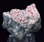 4.9cms RHODOCHROSITE ROSETTE PYRITE CRYSTALS PERU MINERAL SPECIMEN RB576