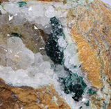 11cms DRUZY CHRYSOCOLLA ATACAMITE MALACHITE QUARTZ CRYSTALS LILY MINE PERU DB64