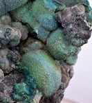 7.9cms DRUZY CHRYSOCOLLA QUARTZ MALACHITE BOTRYOIDAL PERU MINERAL SPECIMEN DB84