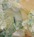 10cms ATACAMITE SELENITE CALCITE CRYSTAL LILY MINE 2000 DISCOVERY PERU TB82