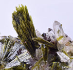 6.3cms PREMIUM EPIDOTE AXINITE QUARTZ CRYSTALS PERU AESTHETIC COLLECTOR CBZ164