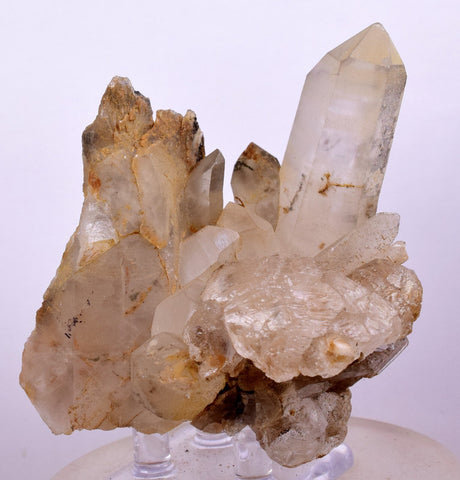 7cms CALCITE WITH QUARTZ CRYSTALS PERU SHINY MINERAL SPECIMEN COLLECTOR GB06
