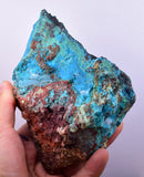 880Grams CHRYSOCOLLA MALACHITE HEMATITE PERU MINERAL SPECIMEN CB183