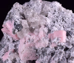 6.3cms RHODOCHROSITE ROSETTE PERU PINK CRYSTALS HUANZALA MINE MINERAL RB547